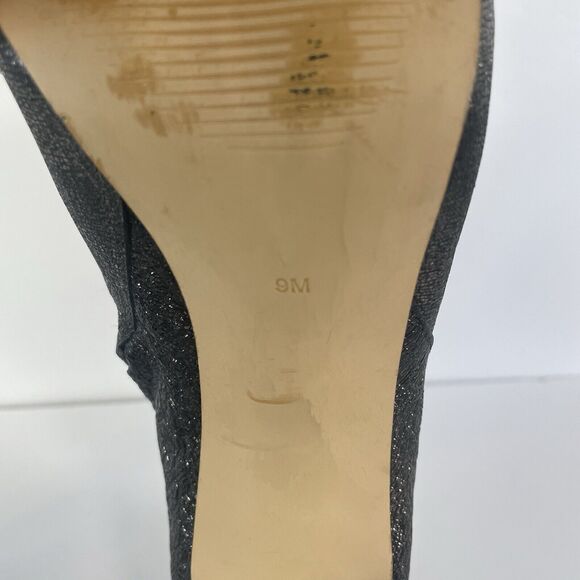 GUESS Gwadara Metallic Boots Booties Womens Size 9M Silver Tip Stiletto Heels - Picture 7 of 8